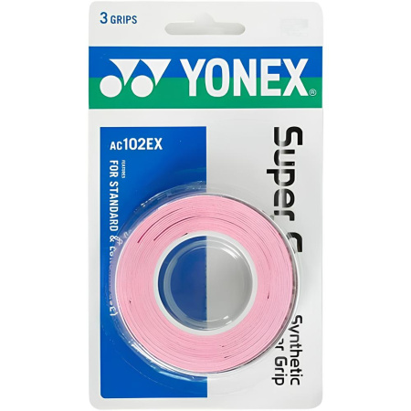 Обмотка для ракеток Yonex Super Grap AC102EX-3 Bright Pink (3шт.)